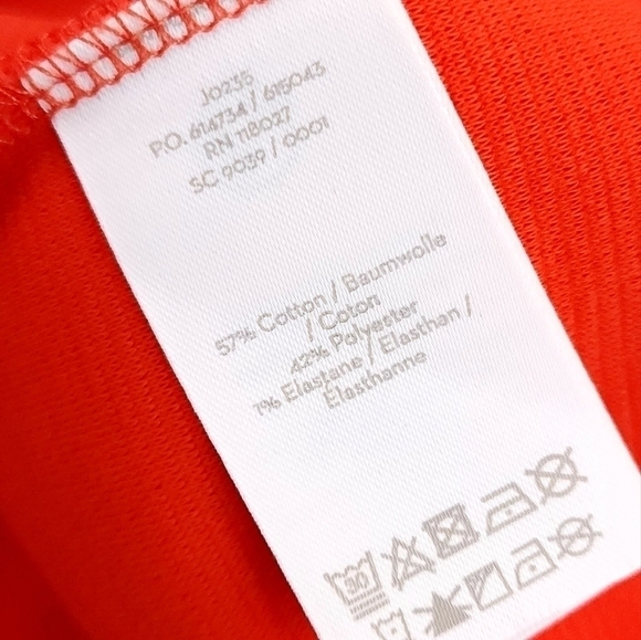 BODEN Orange Cream Thick Knit Pocketed Dress Sz 12R - Picture 7 of 13